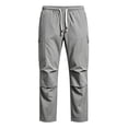 thumbnail image 4 of GZMOALH Men's Nylon Cargo Pants, Water Repellent Multi Pocket Hiking Trousers with Drawstring Waist for Outdoor Travel, 4 of 6