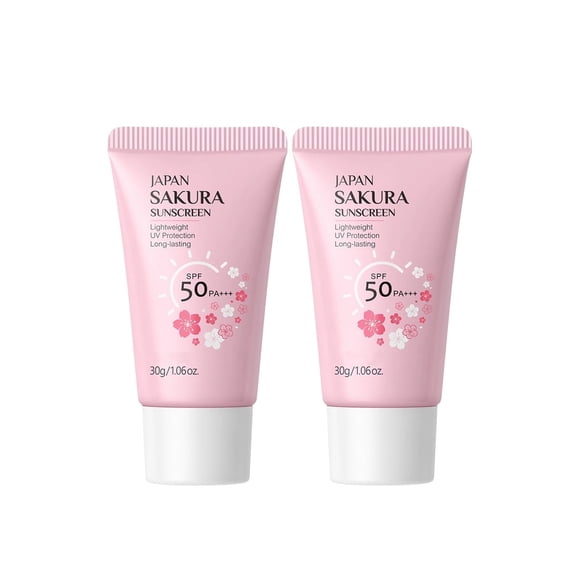 Protector solar New Cover Hidrating SPF 50 Japanese Sakura 60 ml x 2