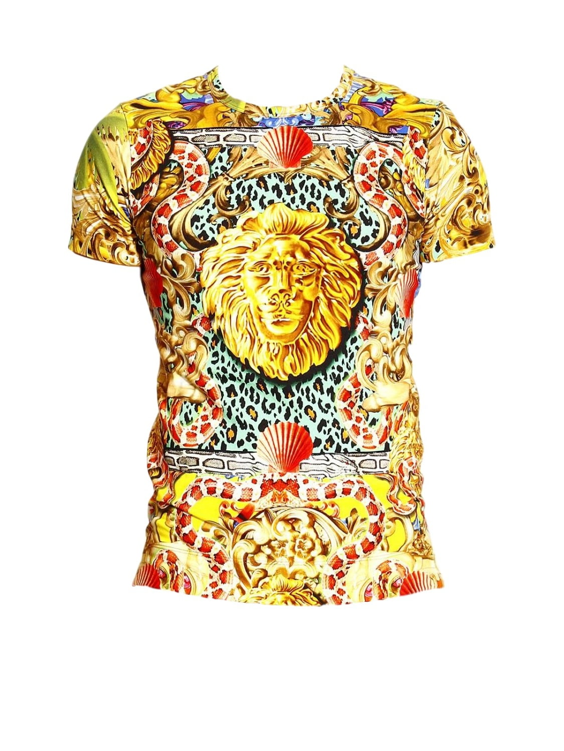 versace lion t shirt