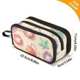 thumbnail image 4 of FORMRS Pencil Case with 3 Compartments Zipper Pouch, Elementary School Level and up, Beach Toys Pattern, 4 of 8