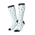 thumbnail image 2 of Haiem Dachshund Dog Puppy Socks, Funny Novelty Crazy Design Cotton Socks Sports Socks Knee High Socks For Men, Women,1Pairs - Gift For Working Friends, 2 of 8