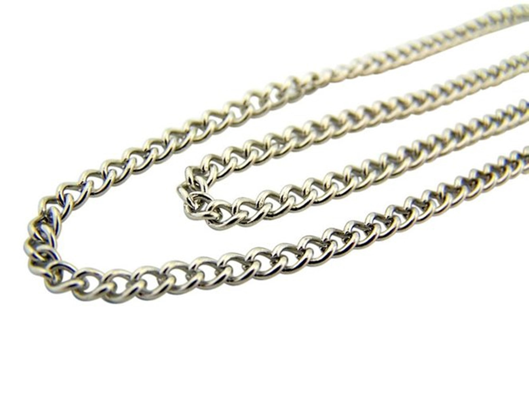 Stainless Steel Endless Heavy Curb Chain for Saint Medals or Crosses ...