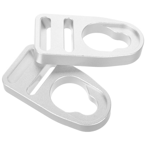 UPGRATOR Kayak Seat Clips 2Pcs Aluminum for Kayak Hardware and Fixation Silver