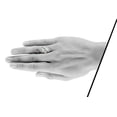 thumbnail image 4 of Antique Marquise Cut Toi Et Moi Diamond Wedding Ring, Vintage Art Deco Elongated Diamond Engagement Ring, Engraved Shank Ring, 14K White Gold Plated, 2.4 Ct Simulated Diamond, 4 of 4