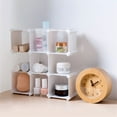 thumbnail image 2 of 6Pcs Honeycomb Closet Organizer Household Drawer Dividers Plastic Partition Cabinet Clapboard Storage Boxes for Underwear Socks Bras Ties Belts Scarves (White), 2 of 8