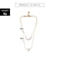 thumbnail image 3 of Collar para mujer, joyería para mujer, joyería para mujer, cadena anudada de moda, tamaño perla, collar de aleación de doble capa, joyería, collar de perlas, 3 of 5