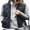 Black, variant on Women's Stand Collar Warm Padded Zip Closure Side Pockets Gilet Quilted Puffer Vest