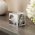 thumbnail image 2 of Studio Decor 3.5" x 3.5" Acrylic Photo Cube Basics - Holds 6 Images for Home, Office, & Classroom - Bulk 12 Pack, 2 of 4
