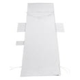 thumbnail image 5 of Portable Travel Sleeping Bag Liner Lightweight Soft Fabric Envelope Style with Pillow Pocket and Side Openings for Indoor Outdoor Use, 5 of 6