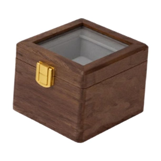 Caja de exhibición de relojes perfecl Organizador de joyas resistente y portátil a prueba de polvo 1 ranura