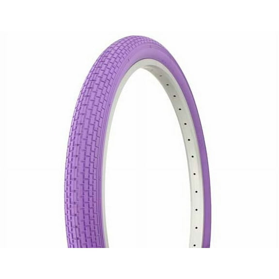 Tire Duro 26" x 2.125" Purple/Purple Side Wall HF-120A. Bicycle tire, bike tire, beach cruiser bike tire, cruiser bike tire