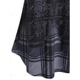 thumbnail image 4 of Más el tamaño de impresión tribal curvado camiseta Rosegal Camisetas tallas grandes, 4 of 5