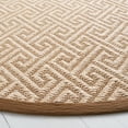 thumbnail image 3 of SAFAVIEH Natural Fiber Oswin Geometric Area Rug, Natural, 6' x 6' Round, 3 of 7