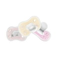 thumbnail image 1 of Dr. Brown's Advantage One-Piece Silicone Baby Pacifier, Fully Symmetrical Soother, Pink, 0-6m, BPA Free, 3 Pack, 1 of 9