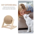 thumbnail image 3 of WEUVEB Sisal Cat Scratching Balls Kitten Toy Indoor Play Comforting 1Pcs, 3 of 6
