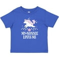 thumbnail image 3 of Inktastic Nonnie Loves Me Granddaughter Unicorn Girls Baby T-Shirt, 3 of 5