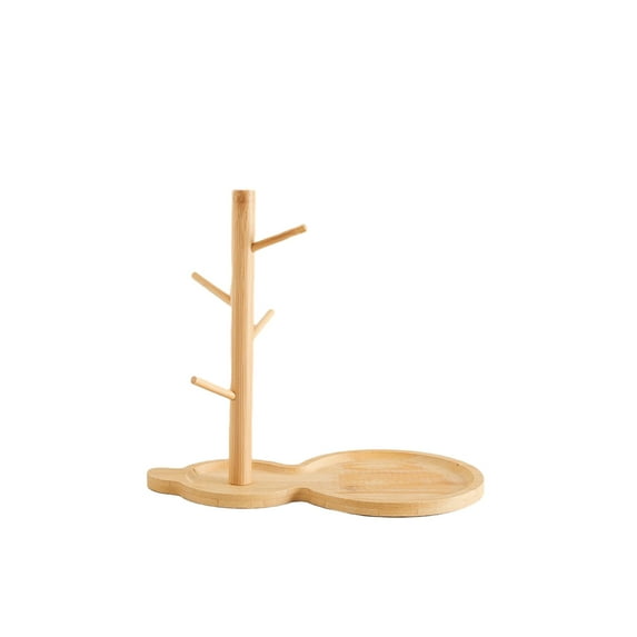 CSCHome 10X11X7in Jewelry Wooden Tree Fork Display Stand, Various Styles to Choose,Storage Ornaments