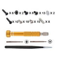 thumbnail image 3 of eXtremeRate Cross Opening Screwdrivers Kit, Assemble Disassemble Tools Set with Springs and Tweezers Screws for Nintendo Switch Console Joy Con, 3 of 9