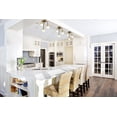 thumbnail image 3 of Z-Lite Neutra 3 Light Clear Glass Steel Semi Flush Mount in Black and Nickel, 3 of 4