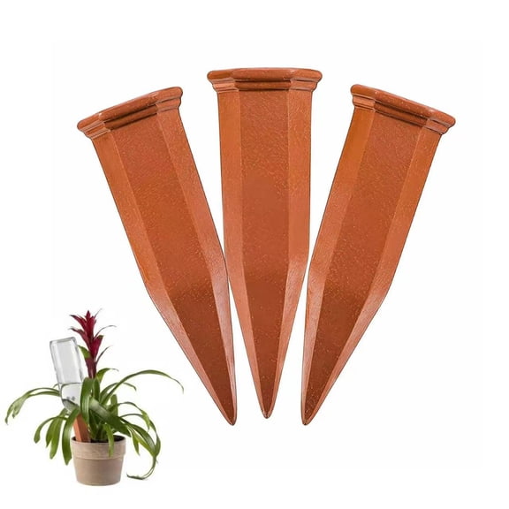 JCOHOY 6.8 Inch Drip Irrigation Watering Stakes (3 Pack)