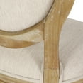 thumbnail image 5 of Elliston Upholstered Swivel Office Chair, Beige and Natural, 5 of 11