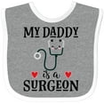 thumbnail image 3 of Inktastic Surgeon Daddy Doctor Baby Clothes Boys or Girls Baby Bib, 3 of 4
