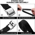 thumbnail image 3 of 4PCS Lashing Strap, 2M x 20mm Fixing Kit with Tightening Strap Buckle, for Motorcycle, Car, Bike Carrier, Pulling Power: 500 kg/piece (Black), 3 of 4