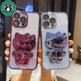 thumbnail image 3 of Hello Kitty Funda De Silicona Con Soporte De Cambio Gradual De Lujo Para IPhone 11 12 13 Pro Max 14 Plus, 3 of 4
