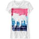 thumbnail image 1 of Camiseta Gráfica Aeropostale Bulldog Aero '87 Mujer Blanco Pequeña, 1 of 1
