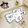 thumbnail image 4 of PALIFEUR Halloween Door Mat, 17"x30" Dirt Trapping Door Mat Indoor Entrance, Washable Non-Slip Front Door Mat Outside Entrance, Halloween Ghost Shape Doormat for Holiday Party Decorations, 4 of 6