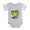 Heather Gray, variant on CafePress - Crayons - Cute Infant Baby Football Bodysuit