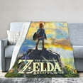 thumbnail image 2 of The Legend Of Zelda Blanket Fuzzy Plush Bed Blanket Cozy Fluffy Air Condition Quilt For Adults Kids, 2 of 6