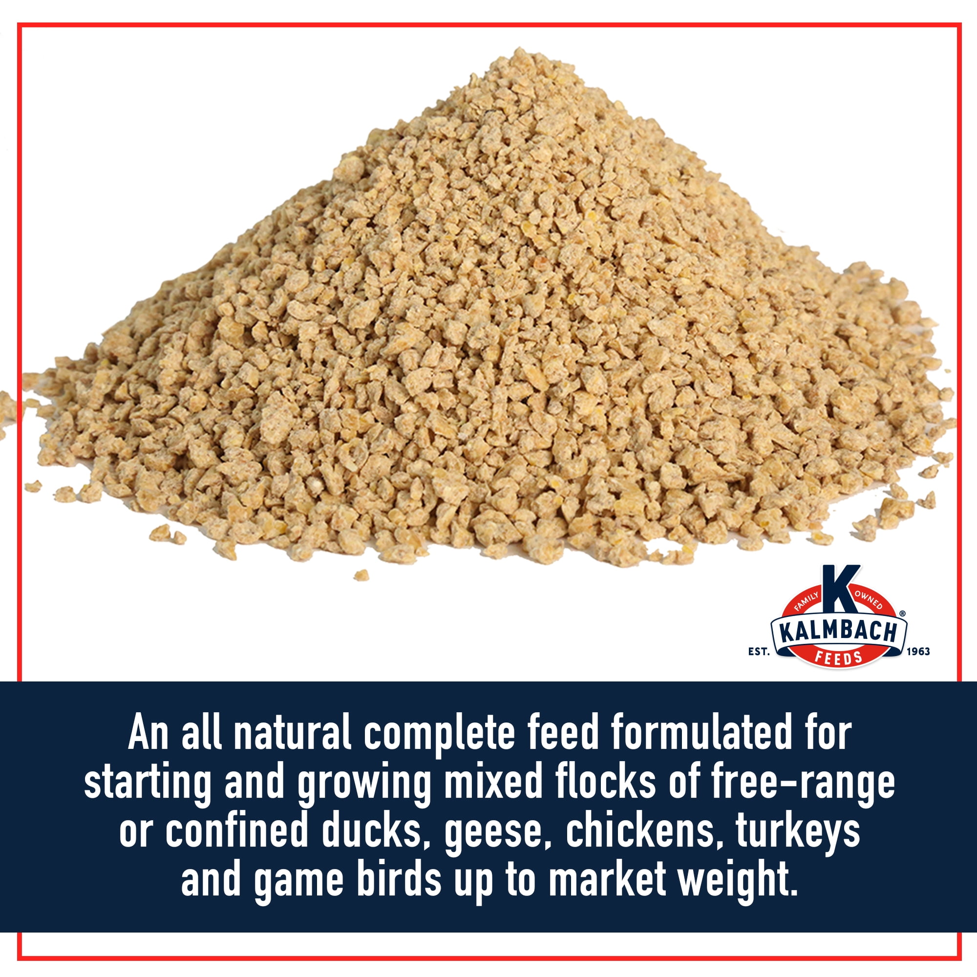 Kalmbach Feeds All Natural 20% Flock Maker Crumble, 50 lb