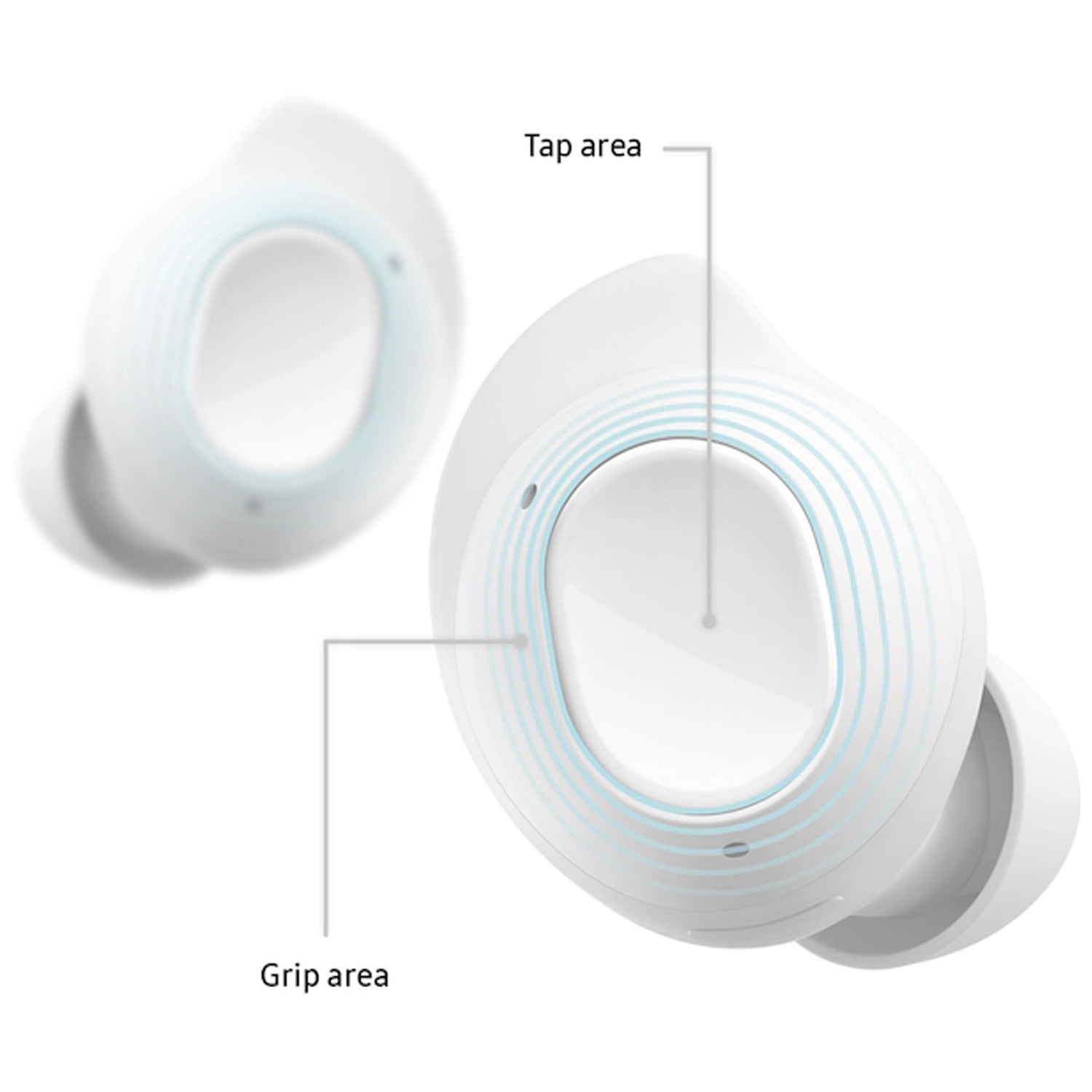 SAMSUNG Galaxy Buds Fan EditionFE SM-R400, Active Noise-Cancelling, Wireless Bluetooth v5.2 Earbuds, Android 8.0 and Up - Graphite Latin America Version