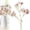 Pink, variant on Tucknest Artificial Flowers for Outdoors, Fake Flowers Single Stem Myrtle, UV Resistant Artificial Outdoor Plants for Vase Wedding Centerpiece, White
