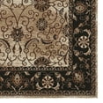 thumbnail image 3 of Linon Vintage KArthur Power Loomed Microfiber Polyester 2'x3' Rug in Brown, 3 of 3