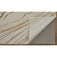 thumbnail image 5 of Feizy Aura Modern Abstract, Ivory/Taupe/Gold, 12' x 15' Area Rug Easy Care Stain Resistant Fade Resistant Industrial Watercolor Floor Rug for Living room Bedroom, 5 of 10