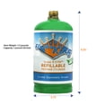 thumbnail image 4 of Flame King Refillable Propane Tank, LP Cylinder DOT Compliant, 1lb (4 Pack), 4 of 14