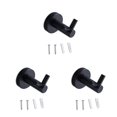 thumbnail image 3 of Billuyoard Gancho de baño Colgador de acero inoxidable Adhesivo Colgando Ganchos montados en la pared Decoración Toallas Estante Suministros Albornoz Type1 NO1 Billuyoard CBP183903, 3 of 6