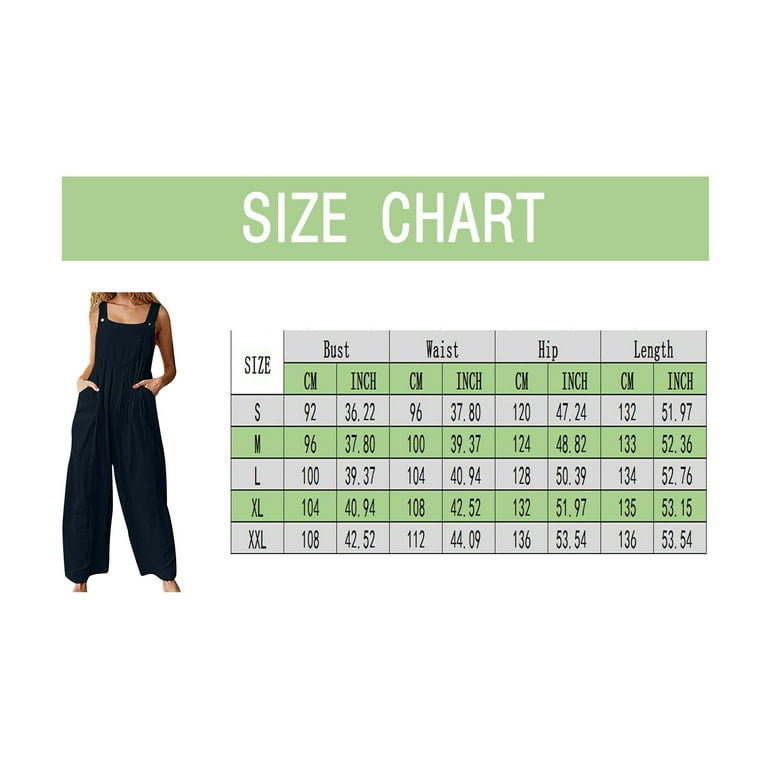 Women's Size Chart: Jeans, Shirts & Pants