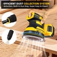 thumbnail image 5 of Cordless Orbital Sander (Dewalt 20V MAX Compatible) with 30 Sandpapers & Dust Bag, 5 of 13