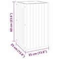 thumbnail image 2 of vidaXL Garden Planter 13.8"x13.8"x23.6" Solid Wood Acacia, 2 of 8
