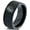 Black Flat Tungsten, variant on Wedding Gifts Tungsten Gamer Black Ring for Men Gift Father Custom Rings Dentist Grandpa