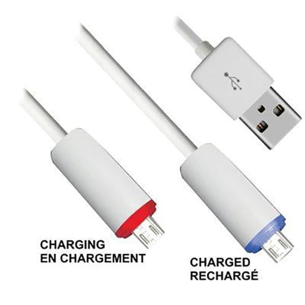 Elink EK-4073 USB to Micro USB LED Charging Cable Changing colour when Charged