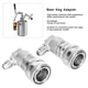thumbnail image 5 of Adaptador de acoplador de barril ANGGREK de plata 2 uds para cerveza autoelaborada, 5 of 8