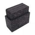 thumbnail image 1 of 4x 8 Unidades de Taza de Posavasos Absorbente Alfombrilla Caja de Almacenamiento Tazón Taza de Manteles para Cocina Comedor 4 piezas, 1 of 8
