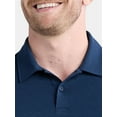 thumbnail image 4 of Ozark Trail Men's and Big Men's Merino Wool Blend Polo Shirt, Sizes S-3XL, 4 of 5