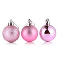 thumbnail image 4 of Christmas Decorations Cameland 24Pcs Christmas Balls for Xmas Christmas Tree 1.57" Mini Shatterproof Christmas Tree Decorations Hanging Ball Christmas Gifts for Holiday Wedding Party (Pink), 4 of 5