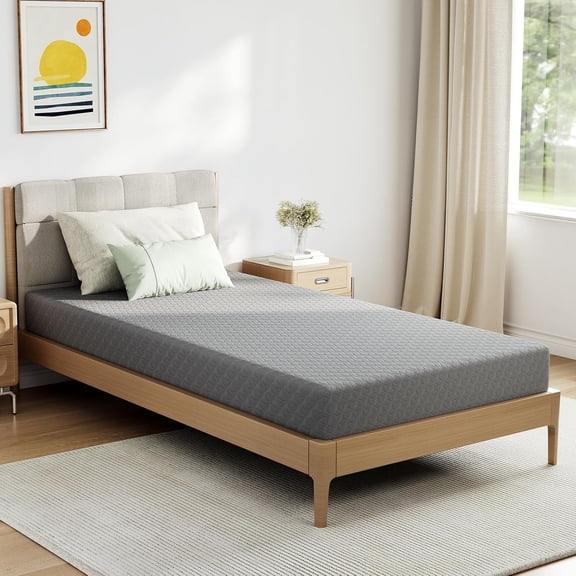 Twin Mattress 5 Inch with Gel Memory Foam Pressure Relief Cooling Spinal Alignment CertiPUR-US