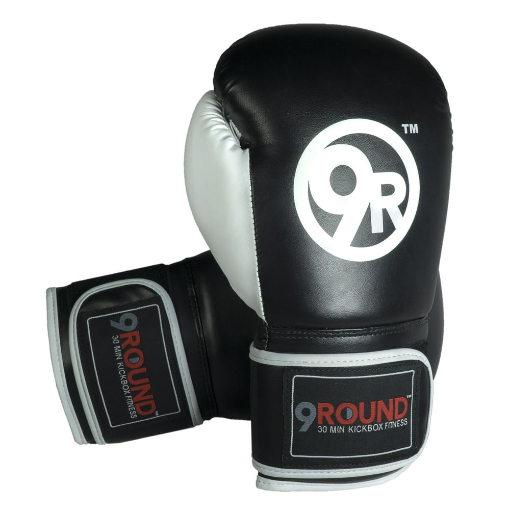 9Round Fitness 10 oz Boxing Gloves Black